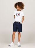 Blue Belted Chino Shorts  Boys