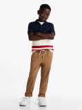 Brown Lightweight Woven Drawstring Trousers  Boys