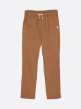 Brown Lightweight Woven Drawstring Trousers  Boys