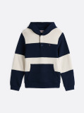 Multi Stripe Snap-Button Hoody  Boys