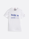 White Flag Graphic Crew Neck T-Shirt  Boys