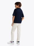 Blue Flag Slogan T-Shirt  Boys