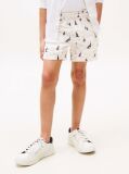 Multi Print Woven Linen Blend Shorts  Boys