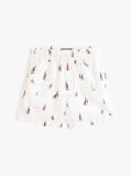 Multi Print Woven Linen Blend Shorts  Boys