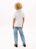 White Hilfiger Flag Polo Shirt  Boys