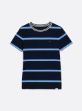 Multi Stripe Crew Neck T-Shirt  Boys