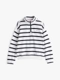 Multi Breton Stripe Half-Zip Sweatshirt  Boys
