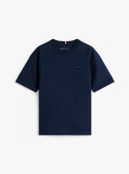 Blue Flag Embroidery Crew Neck T-Shirt  Boys