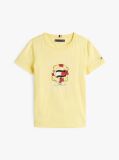 Yellow Flag Character Back Logo T-Shirt  Boys