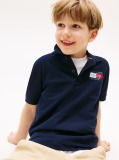 Blue Signature Logo Regular Fit Polo Shirt  Boys