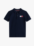 Blue Signature Logo Regular Fit Polo Shirt  Boys