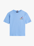 Blue Back Graphic Textured T-Shirt  Boys