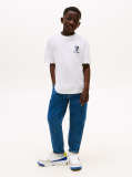 White Back Graphic Textured T-Shirt  Boys