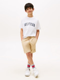 White Mixed Logo Raglan Sleeve T-Shirt  Boys