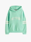 Green Mixed Logo Graphic Hoody  Boys