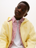 Yellow Tonal Flag Embroidery Zip-Thru Hoody  Boys