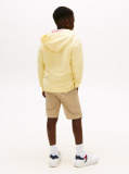 Yellow Tonal Flag Embroidery Zip-Thru Hoody  Boys