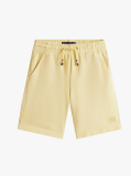 Yellow Tonal Flag Embroidery Sweat Shorts  Boys