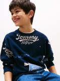 Blue All-Over Logo Print Sweatshirt  Boys