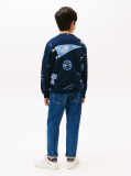Blue All-Over Logo Print Sweatshirt  Boys