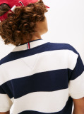 Multi Rugby Stripe Short Sleeve Jumper  Boys