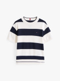 Multi Rugby Stripe Short Sleeve Jumper  Boys