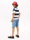 Multi Rugby Stripe Short Sleeve Jumper  Boys