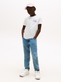 White Graffiti Logo Print T-Shirt  Boys