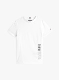 White Contrast Logo Graphic T-Shirt  Boys