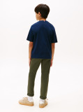 Blue Tonal TH Crest Crew Neck T-Shirt  Boys
