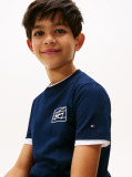 Blue Varsity TH Signature Logo Flag T-Shirt  Boys