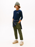 Blue Take A Hike Print Long Sleeve Tee  Boys