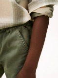 Green Essential Herringbone Cargo Trousers  Boys