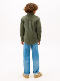 Green Regular Fit Corduroy Shirt  Boys