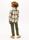 Multi Regular Fit Waffle Knit Check Shirt  Boys