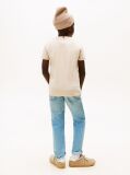 Beige Logo Print T-Shirt  Boys