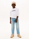 White Logo Print Long Sleeve T-Shirt  Boys