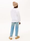 White Logo Print Long Sleeve T-Shirt  Boys