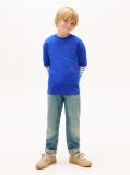 Blue Back Multi Logo Print Jersey T-Shirt  Boys