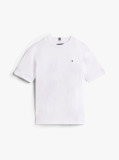 White Varsity Multi Badge Print Short Sleeve Tee  Boys
