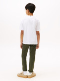 White Hilfiger Flag Crew Neck T-Shirt  Boys