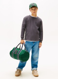 Grey Waffle Knit Long Sleeve T-Shirt  Boys