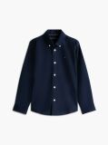 Blue Stretch Cotton Poplin Shirt  Boys