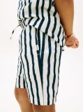 Multi Linen Blend Stripe Relaxed Shorts  Boys