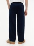 Blue Essential Loose Twill Trousers  Boys
