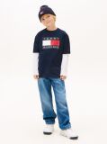 Blue Heritage Flag Print Jersey T-Shirt  Boys