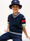 Blue Essential V-Neck Sweater Vest  Boys