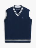 Blue Essential V-Neck Sweater Vest  Boys