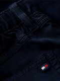 Blue Herringbone Barrel Leg Twill Trousers  Boys