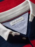 Multi Regular Fit Stripe Long Sleeve Polo Shirt  Boys